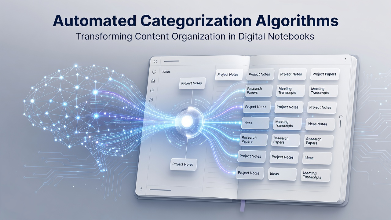 How Automated Categorization Algorithms Are Transforming Content Organization in Digital Notebooks