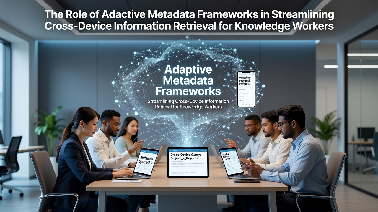 The Role of Adaptive Metadata Frameworks in Streamlining Cross-Device Information Retrieval for Knowledge Workers